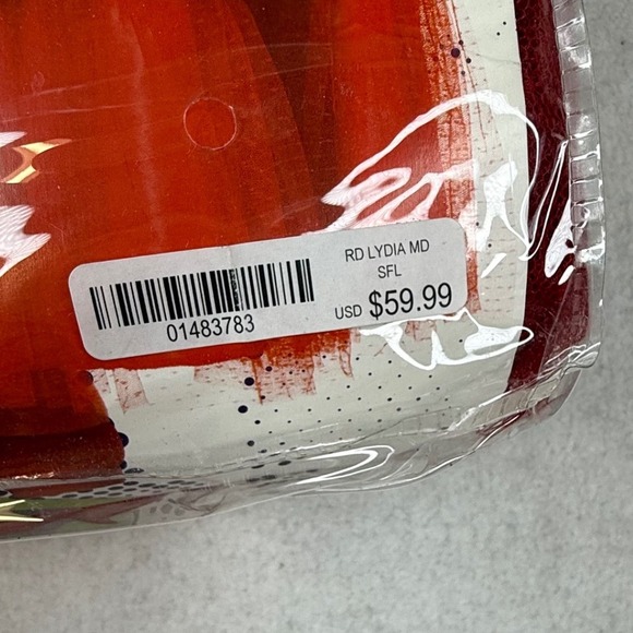 Beetlejuice‎ Lydia Deetz Red Wedding Dress Veil Costume Adult medium 8-10 - Picture 3 of 10